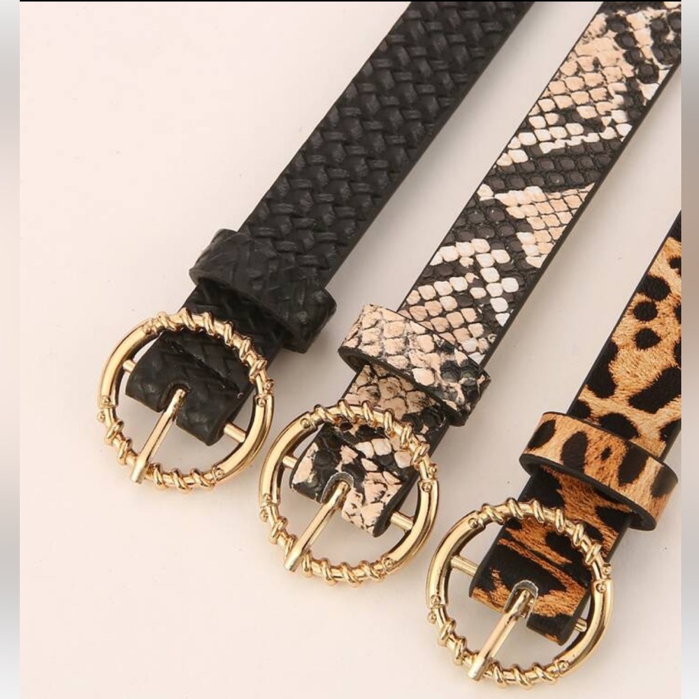 NWOT 3 Pack Belts